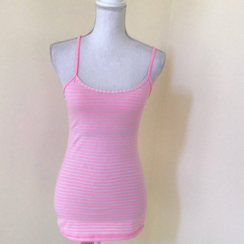 LULULEMON size 6 pink combo tank top